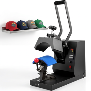 เครื่องรีดร้อนอเนกประสงค์ <span class=keywords><strong>MR</strong></span>.R 4 in 1 สำหรับหมวก แกะสลักลาย <span class=keywords><strong>DIY</strong></span> แบบร้อน สำหรับหมวกตาข่ายแบบ Trucker กันลื่น สำหรับงานซับลิเมชั่น - Product Image 1