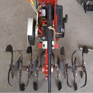 Self-Propelled <b>Cultivator</b> Multifunctional Engine Powered Crop Planting And Trenching Machine Red Color - Product Image 1