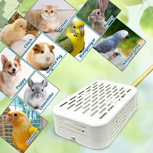 Lampe chauffante pour cage d'animaux, ampoule chauffante pour oiseaux, ampoule à lumière chaude pour petits animaux, lapin, chat, cage de perroquet - Product Image 3