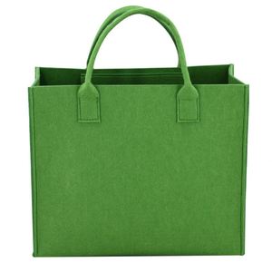 Eco-Friendly Lightweight Large Ladies Storage <b>Bags</b> Personalised Green Felt <b>Foldable</b> Clothing and <b>Beach</b> Gifts Shopping <b>Bag</b> - Product Image 5