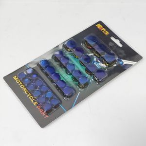 Hex Screw Cap Burnt <b>Titanium</b> Color Aluminum Alloy For Motorcycle Retrofit Upgrade SX 141 - Product Image 2