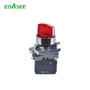 Selector switch Red, Black, Green, Yellow, Blue, with indicator light