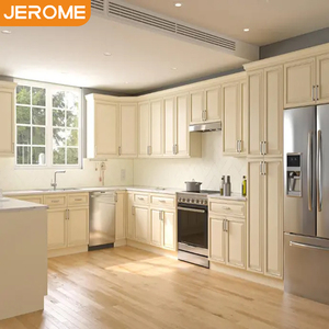 Juego Completo <span class=keywords><strong>de</strong></span> Muebles <span class=keywords><strong>de</strong></span> Cocina Modernos Clásicos Jerome Bespoke en Forma <span class=keywords><strong>de</strong></span> L, Color Blanco Shaker, <span class=keywords><strong>de</strong></span> Madera Contrachapada, con Canasta Extraíble Magic Corner - Product Image 4