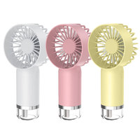 Usine en gros Portable Mini ventilateur de brouillard de pulvérisation d'eau Portable Rechargeable petit Usb charge électrique ventilateur à main Logo personnalisé