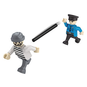 COGO 194 PCS polizia presa prigioniera poliziotto educativo Building Block per giocattoli per bambini - Product Image 4