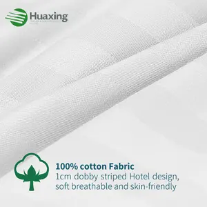 Hotel Bedding 100% Breathable Cotton Casing White Fabric Quilted Quilt Double Stitch Duvet Insert Quilts Bed Comforter