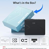 Estaciones de Energía Portátiles Mini UPS con Batería de Respaldo, Estación de Carga de 20000mAh/74Wh, PD65W, QC3.0, Protector de Sobretensión para Router/Teléfono/Cámara/Computadora
