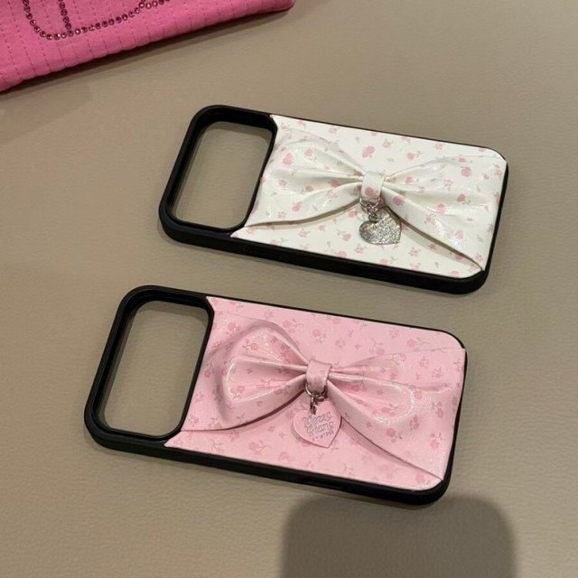 Korean-style Popular Three-dimensional Bow Tie Is Suitable for Apple 17 Promax Phone case iPhone 16 Creative 15 Cute 14 13