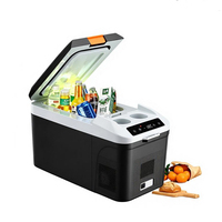 Réfrigérateur portable pour voiture avec compresseur 12V 24V AC 100-240V, mini-réfrigérateur pour la maison et le camion 16L -22 40W