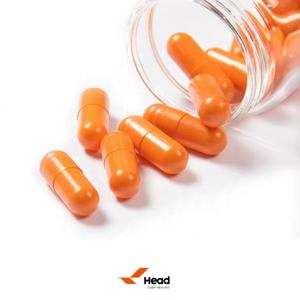 Healsee İsveç turuncu HPMC sebze kapsülleri diyet takviyeleri için - Product Image 3