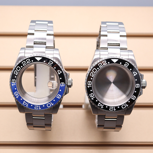 Mens Luxury Watches NH36 Case Wrist Parts Stainless Steel Watchband Fit NH35 NH36a ETA 2824 Movement