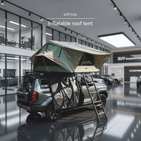 Carpas para Automóviles de Fabricantes OEM para Campamentos al Aire Libre, Carpas Inflables para 3-4 Personas con Aislamiento Ligero y Techo Suave