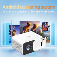 Mini Proyector LCD HD T5 2026, Gran Venta, Resolución 720p, Sistema Android 14, WiFi, Pantalla Compartida, Proyector LED para Cine en Casa