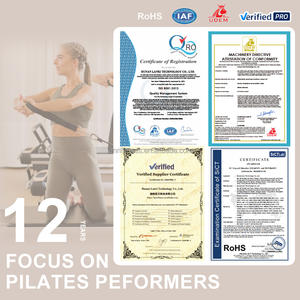 2026 L&R OEM Özel Üretim Meşe Ahşap Yarım Kule Çok Fonksiyonlu Fitness Ekipmanı Pilates Reformer Makinesi - Product Image 4