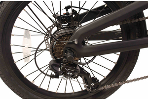 Mini bicicleta eléctrica plegable de 20 pulgadas, bicicleta de bolsillo, con sensor de torsión, pedelec, novedad - Product Image 3
