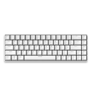 Teclado mecánico para juegos con cable, personalizable, intercambiable en caliente, RGB, azul-rojo, eje 68 filas, teclado en idioma ruso para juegos con cable - Product Image 2