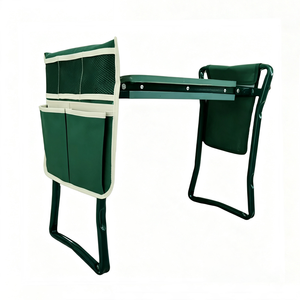 Foldable Garden Kneeler and Seat with Tool Pouch Heavy Duty EVA Foam Padded <b>Kneeling</b> <b>Pad</b> Steel Frame Bench Stool - Product Image 4