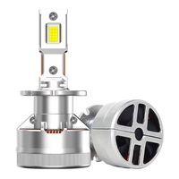 Phare de voiture LED série D, ampoule de phare LED D1S D2S D3S D4S D5S D8S, phare LED à 2 tubes en cuivre, 150W, super lumineux