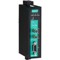 Convertisseur de média fibre optique Moxa ICF-1180I-S-ST ST, 1 port série vers fibre optique, usage industriel, alimentation DC 5V, LAN filaire