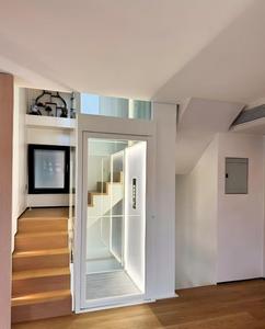 Ascensore Moderno per Villa con Cabina in Acciaio Inox 304, Elevatore Passeggeri in Lega di Alluminio per Uso Domestico e Residenziale - Product Image 6