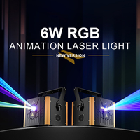 Projecteur laser de scène Shehds DMX512 ILDA RGB avec animation laser pour DJ, club, concert, fête, mariage, spectacle