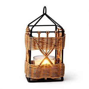 Handmade Iron Lantern Candle Lamp Eco-Friendly & Durable Home Decor for Christmas Valentine's Day & Birthday - Product Image 1
