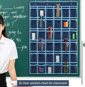Organizador Colgante de Tela No Tejida con 36 Bolsillos para Aula, Material Escolar, Almacenamiento para Maestros, Teléfonos Celulares, Venta al Por Mayor - Product Image 6