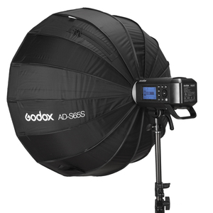 Boîte à lumière parabolique profonde argentée Ad-s65s 65 cm avec grille nid d'abeille pour <span class=keywords><strong>Ad400pro</strong></span> - Product Image 3