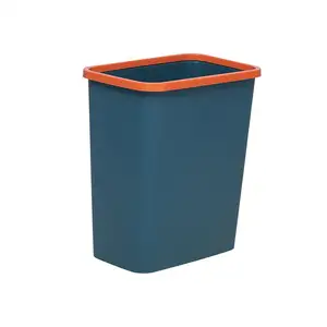 square bucket cleaning plastic dustbin with dustbin bag fixator