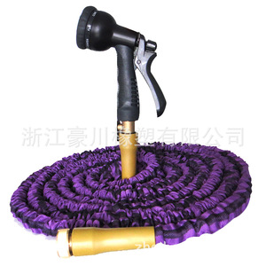 สายยางรดน้ำแบบยืดหดได้ 50 ฟุต ทำจากยางลาเท็กซ์ สำหรับล้างรถ - Product Image 3