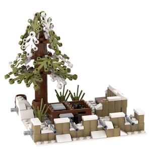 WW2 Bunker militare del campo di battaglia di Snowfield l'esercito in prima linea fornisce blocchi di costruzione Set Juguetes Para Los Ninos - Product Image 3