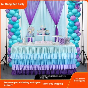 Nappe <span class=keywords><strong>Licorne</strong></span> Moderne pour Gâteau de Table Décorations de Fête d'<span class=keywords><strong>Anniversaire</strong></span> et de Mariage pour <span class=keywords><strong>Amazon</strong></span> Ins Vente en Gros - Product Image 5