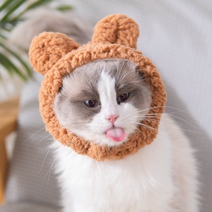 2024 baru hangat musim dingin syal anjing Natal topi anjing grosir kustom topi anjing - Product Image 5