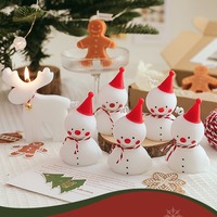 Set Hadiah Lilin Parafin Natal Halloween, Souvenir Pernikahan, Bentuk Buah Realistis, Pohon Natal, Rusa Salju, Manusia Salju, Apel Malam Natal