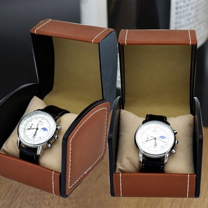 Reloj de Pulsera de Cuarzo para Hombre, Correa de 20 mm, Acero Inoxidable, Cuero Genuino, Elegante y Ejecutivo, Resistente al Agua, Cierre de Hebilla, Esfera con Agujas - Product Image 6