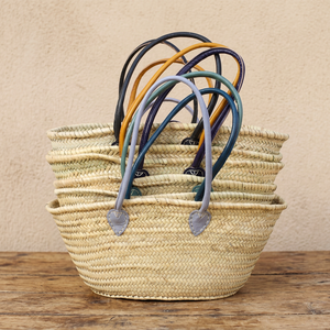 Cestas Naturales Hechas a Mano, Cesta de Paja con Dos Asas, Diseño Minimalista, Parte Superior Abierta, Decoración para el Hogar, Forro de Paja, Regalo de Año Nuevo Chino - Product Image 2