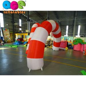 Arco de dulces para decoración de patio, Candy Cane Chocolates, arco inflable de Navidad - Product Image 6