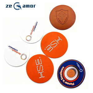 Promotional Custom Coasters Soft 3D PVC Blank Rubber Silicone Tea Coffee Cup Coasters for Drinks