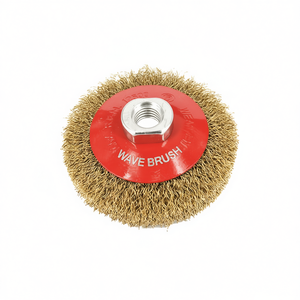 TTAKE Conical Brush Wavy Wire Steel M14 For Angle <b>Grinder</b> - Product Image 2