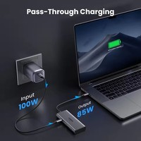 Station d'accueil Revodok UGREEN 206 6 en 1, hub USB C, double 4K 60Hz, simple 8K 30Hz, 100W PD, ports de données 5 Gbps, hub USB C pour PC