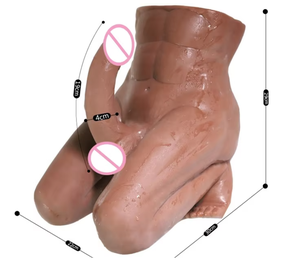 Consolador de Trasero Masculino de Silicona Suave y TPE Juguete Sexual para Adultos para Masturbación Femenina Consolador <span class=keywords><strong>Enorme</strong></span> Producto Sexual - Product Image 2