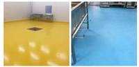 Peinture époxy pour sols à base d'eau Jincai, résistante à l'usure et aux chocs, revêtement de sol en résine époxy de qualité supérieure, revêtement en rouleau, utilisation en intérieur