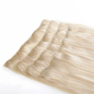 ต่อผมแบบคลิปหนีบ  ผมแท้บริสุทธิ์  แบบ Double Drawn  ฐานลูกไม้ระบายอากาศได้ดี  คลิปหนีบแน่น  มองไม่เห็น  น้ำหนักเบา สำหรับผู้หญิง - Product Image 5