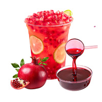 Bulk Granaatappelsap Halal Fruitsap Sirop Geconcentreerd Sap Aroma Drank Gebruiksmogelijkheden Heerlijk Versgeperst Fles Klaar voor Gebruik