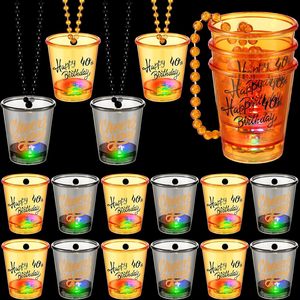 Tasse à shot transparente multicolore avec flash LED pour Halloween, Noël, anniversaire, fête de <span class=keywords><strong>mariage</strong></span>. - Product Image 5