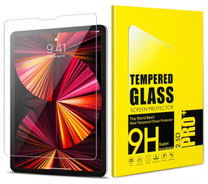 Pour Apple iPad Pro 11 pouces, 1 paquet avec emballage, protection d'écran en verre trempé transparent anti-rayures 2.5D 9H, protection d'écran - Product Image 1