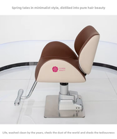 Fauteuil de Barbier Électrique Professionnel Yicheng Beauty, Inclinable et Réglable, Mobilier de Salon de Coiffure pour Coiffure, Coloration et Permanente