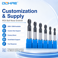 Dohre Carbide Micro Ball End Fraise Tungstène Cnc Fraise sphérique