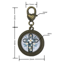NFC charme chaîne en métal bible quotidienne préserver en permanence cadeau RFID zéro consommation d'énergie verset 213 OEM/ODM