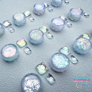 Factory Supply Shiny Aurora Flakes Pigment 12 Colors Ice Chameleon Flakes Powder - Product Image 5